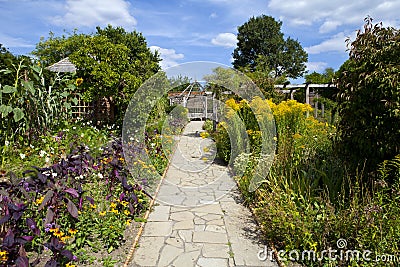 The Walled Garden in Brockwell Park, Brixton. Stock Photo