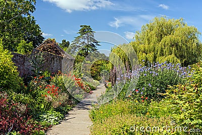 Walled Garden, Croft Castle, Herefordshire, England. Stock Photo