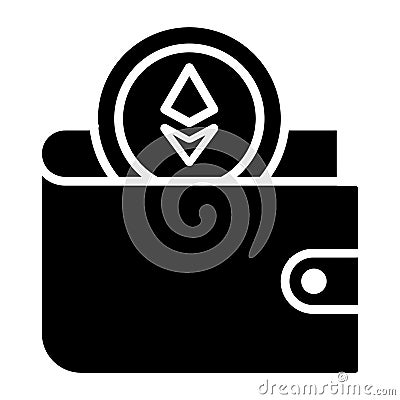 Wallet, ethereum, ethereum wallet, ethereum software fully editable vector icons Vector Illustration