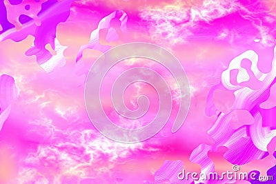 Wallpaper in different shades of purple pink and orange Stock Photo