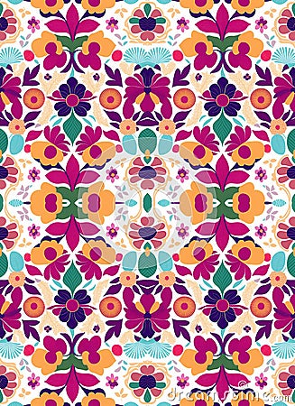Wallpaper of floral orchids shapes for backgrounds, tapestries, prints. Generative AI Stock Photo