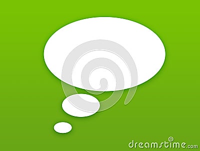 Wallpaper with talking bubble Stock Photo