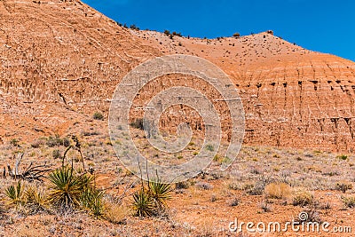 Walls of Juniper Draw Below Eagle Point Stock Photo