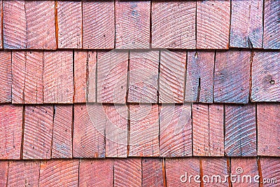 The walls are made of wood. Stock Photo