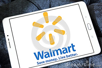 Walmart logo Editorial Stock Photo