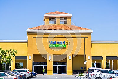 Walmart Neighborhood market store Editorial Stock Photo