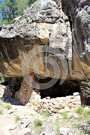 Walnut Canyon Stock Photo