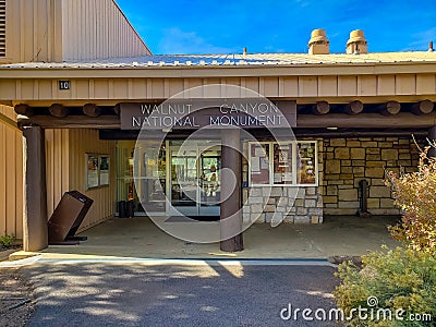 Walnut Canyon National Monument Visitor Center Editorial Stock Photo