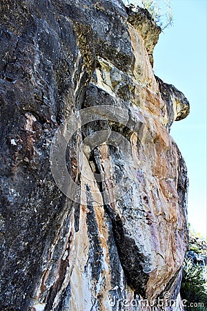 Walnut Canyon Stock Photo