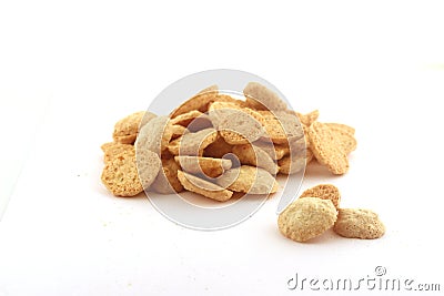 Walnut crispies Stock Photo