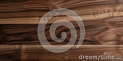 Walnut planks texture background, Brown wooden pattern. Generative AI Stock Photo