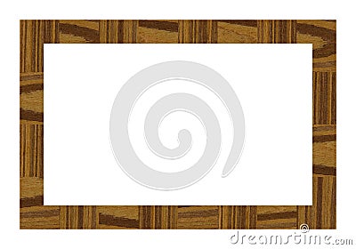 Walnut rectangle wood, can be used as background, wood square grain texture Stock Photo