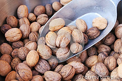 Walnuts for a healthy lifestyle Stock Photo