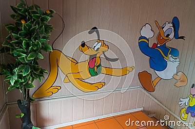 Walt Disney cartoon characters Editorial Stock Photo