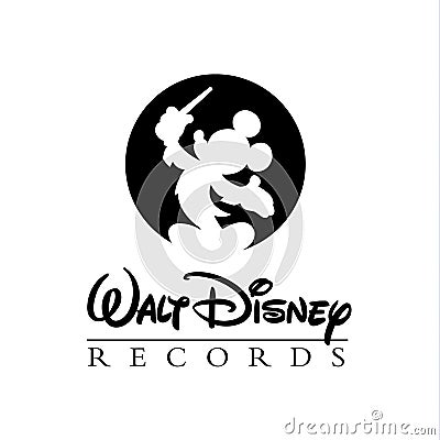 Walt disney logo editorial Editorial Stock Photo