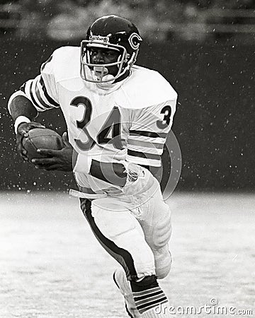 Walter Payton Editorial Stock Photo