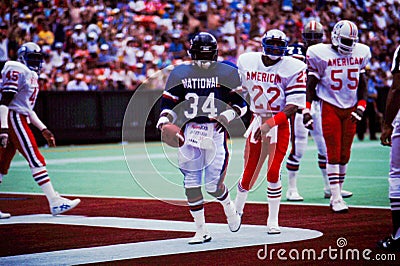 Walter Payton NFC Pro-Bowl player Editorial Stock Photo