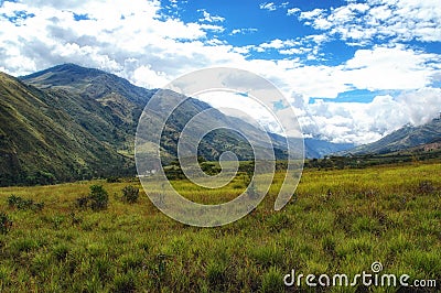 Wamena Landscape view, Papua Indonesia Stock Photo