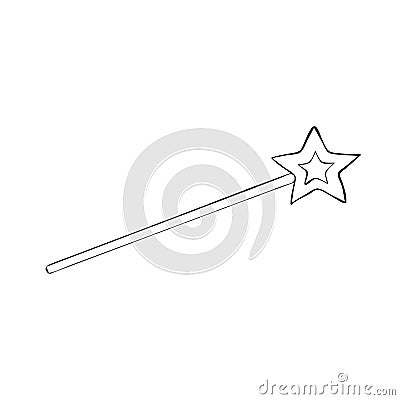 wand magic miracle magician vector clip art Vector Illustration