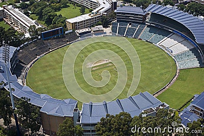 Wanderers Cricket Stadium - Aerial View Stock Photo