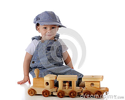 Wanna'be Engineer Stock Photo