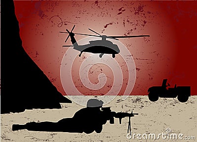 War Vector Illustration