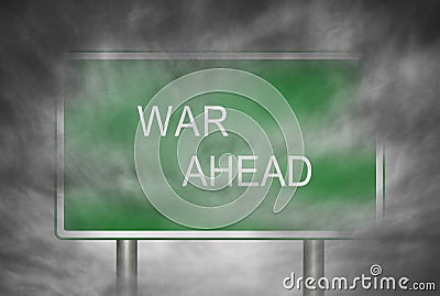 War Ahead Stock Photo