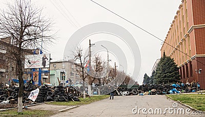War in Donbass Editorial Stock Photo
