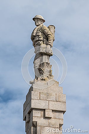 The war memorial in Douglas Isle of Man Editorial Stock Photo