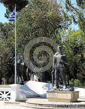 War memorial in paphos cyprus Editorial Stock Photo