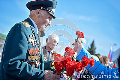 War Veteran Editorial Stock Photo