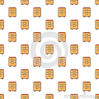 Wardrobe files pattern seamless Vector Illustration