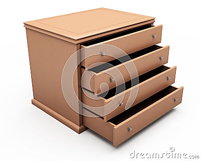 Wardrobe isolated Stock Photo