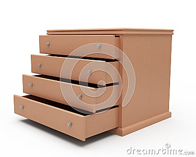 Wardrobe isolated Stock Photo