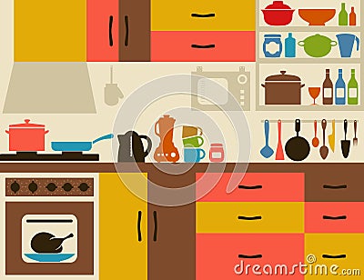 Kitchen Vector Illustration