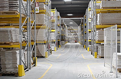 Warehouse Editorial Stock Photo