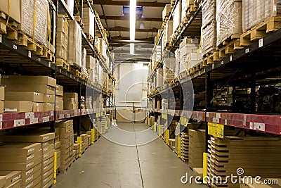 Warehouse Editorial Stock Photo