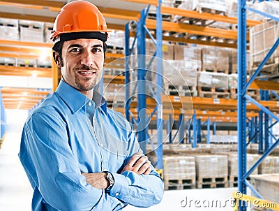 Warehouse-keeper Stock Photo