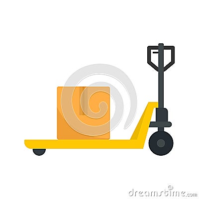 Warehouse lift icon, flat style Vector Illustration