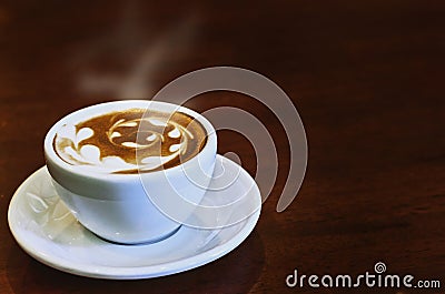 Warm cup of coffee Stock Photo