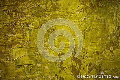 Warm Green Painted Background Stock Photo