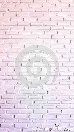 Warm red and white brick wall for texture or background Stock Photo