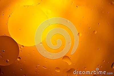 Warm Round Orange Tones Abstract Hortizontal Design Background B Stock Photo