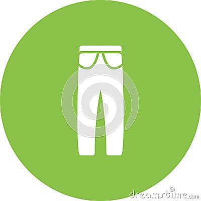 Warm Trousers Vector Illustration