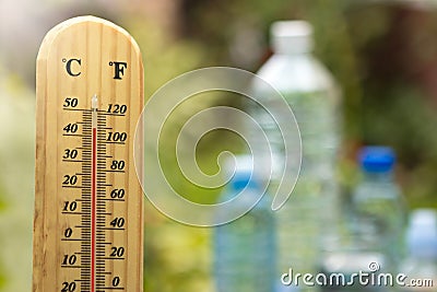 Warm weather and water Stock Photo