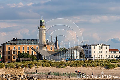 Warnemuende skyline Editorial Stock Photo