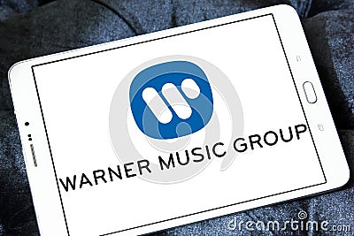 Warner Music Group logo Editorial Stock Photo