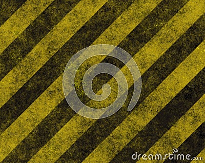 Warning Hazard Road Danger Background Stock Photo