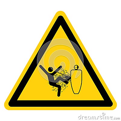 Warning Servicing While Pressurized Can Severe Injury Symbol Sign ,Vector Illustration, Isolate On White Background Label. EPS10 Vector Illustration