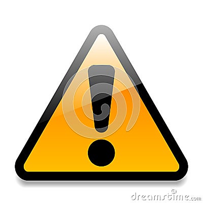 Warning sign Vector Illustration